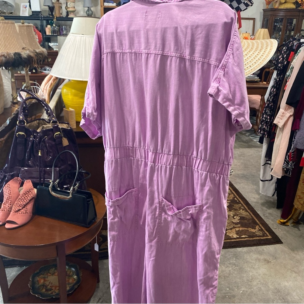 Universal Thread Lilac Button-Front Utility Jumps… - image 2